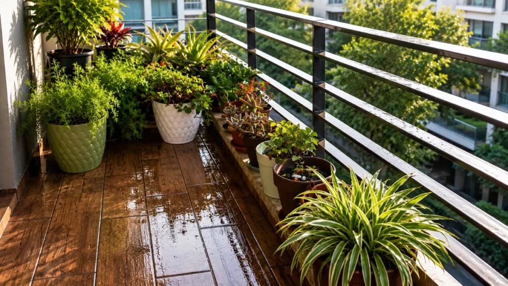 Balcony Plants for Tropical Humidity That Thrive in Apartments - after Rain