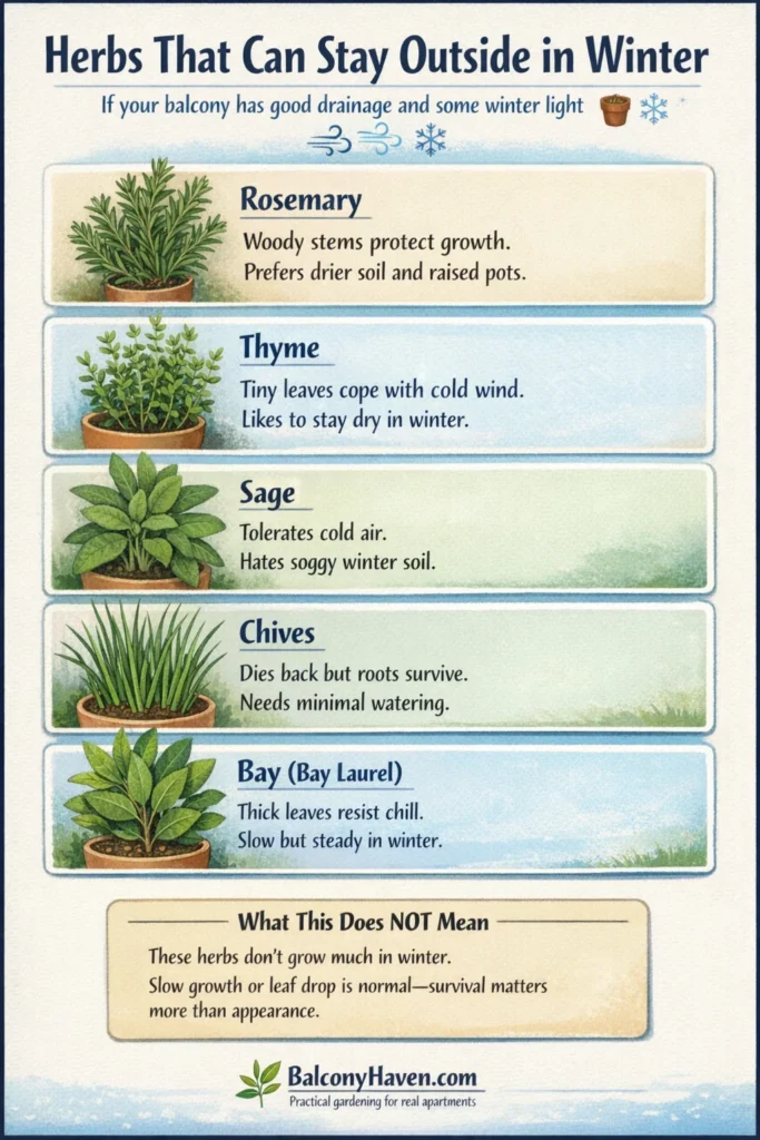 Herbs That Can Stay Outside All Winter