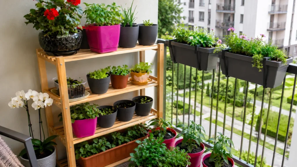 How to Organise Plants in a Small Balcony