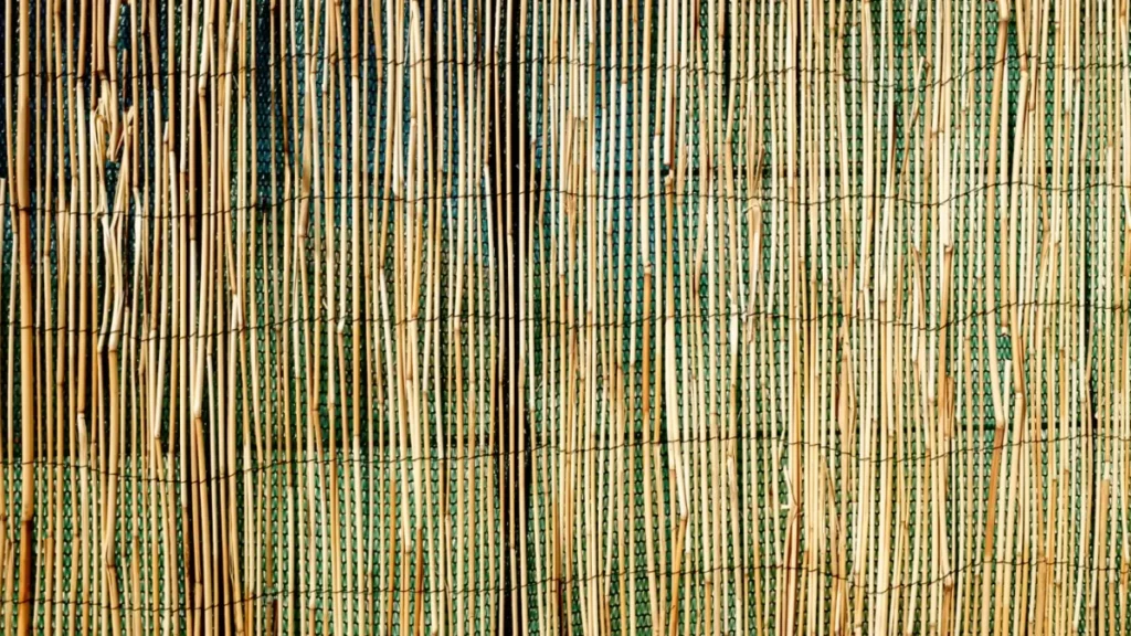 cheap shade solutions for balcony plants - bamboo