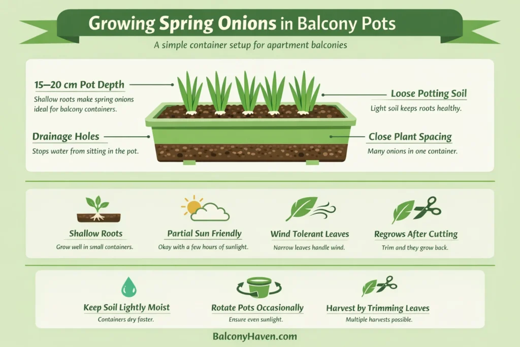 Can You Grow Spring Onions in Balcony Pots - info