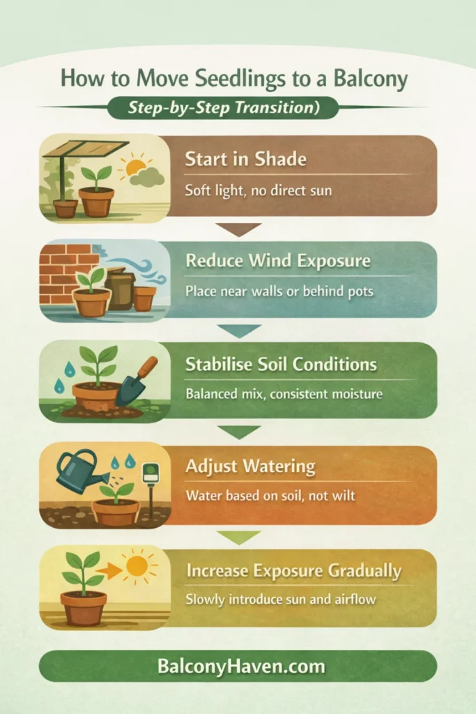 Seedlings Die After Moving to a Balcony - info