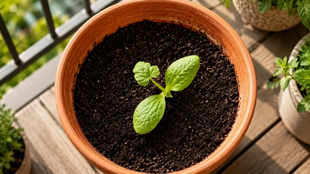 How to Reuse Potting Soil for Balcony Plants