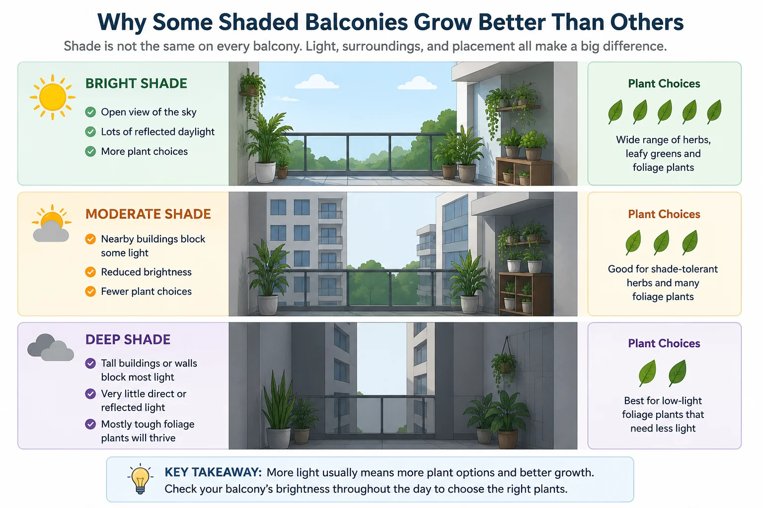 Why some shaded balconies grow better than others diagram