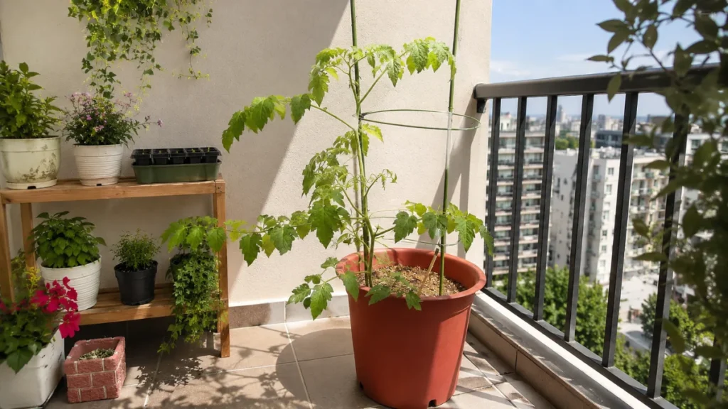 Balcony Plants Growing Tall but Weak